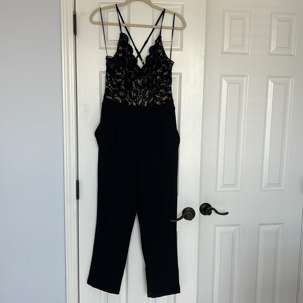 Express Lace Jumpsuit